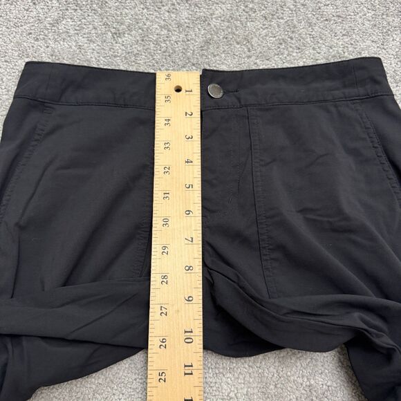 Columbia Anytime Capri Outdoor Pants Womens 2 Black Nylon Mid Rise Hiking Trek - Picture 15 of 16